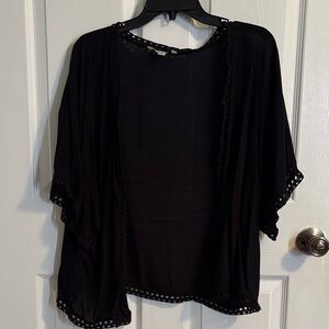 American Eagle Black Kimono